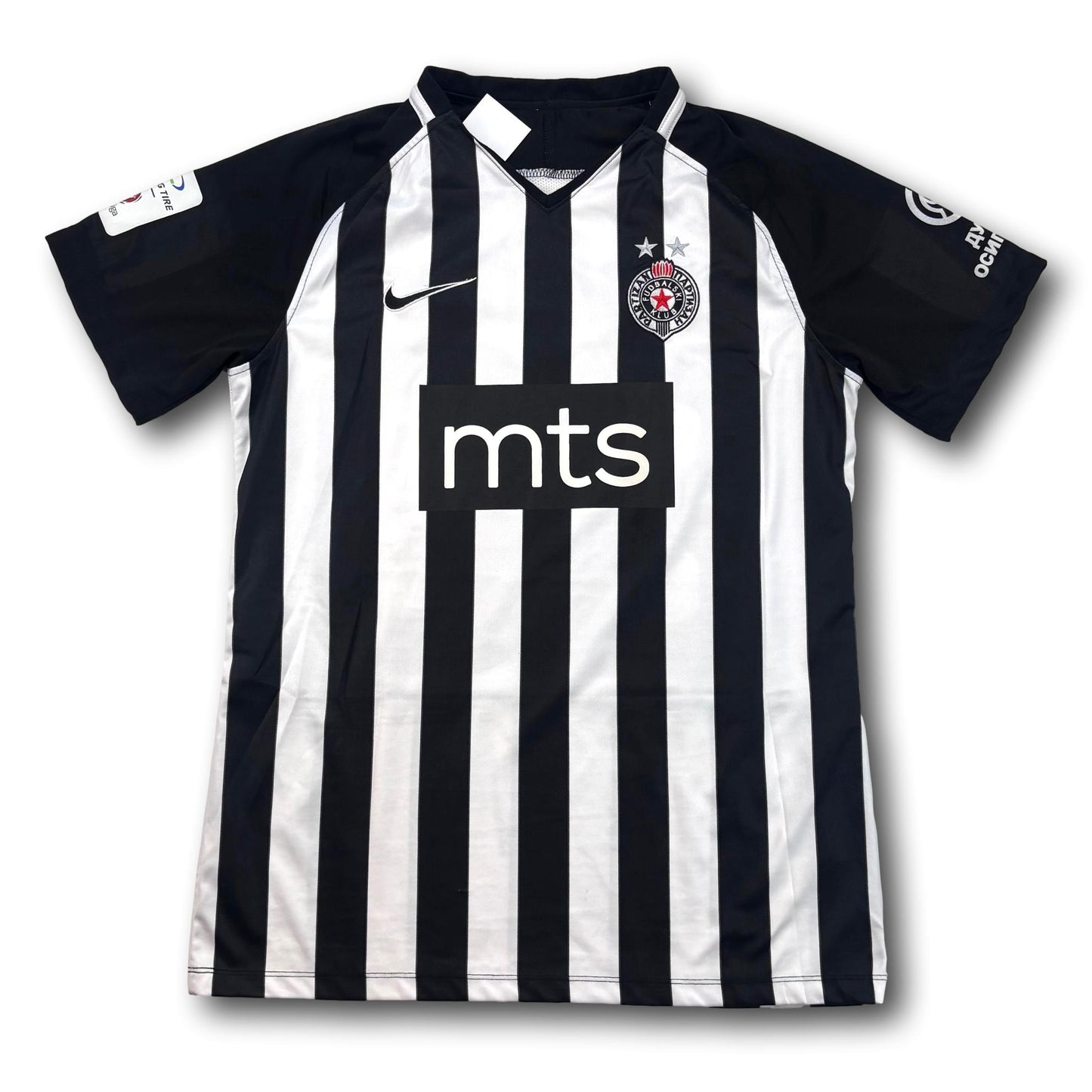FK Partizan Belgrad - 2018-19 - Matchprepared - Heim - M - Nike - Stevanović #80 - signiert