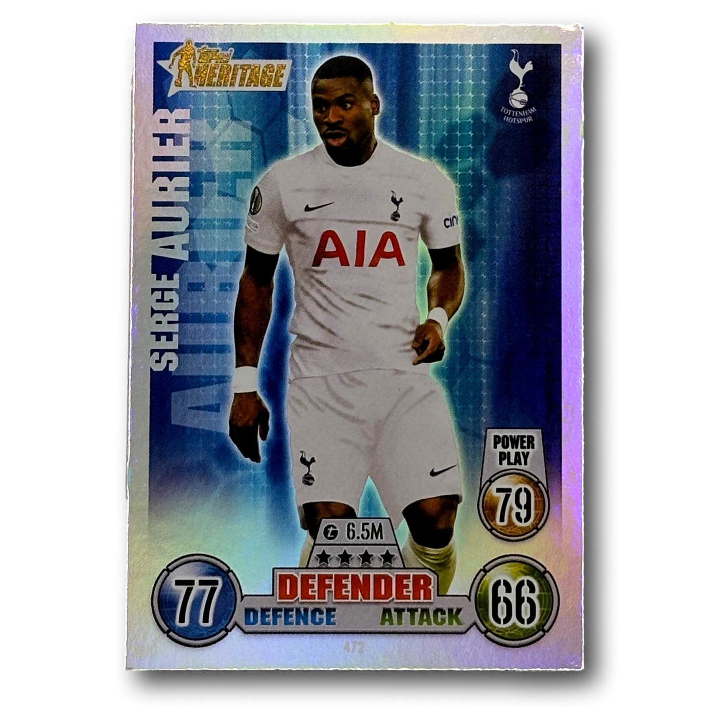 Topps Match Attax 2021/22 Heritage - Defender - Serge Aurier