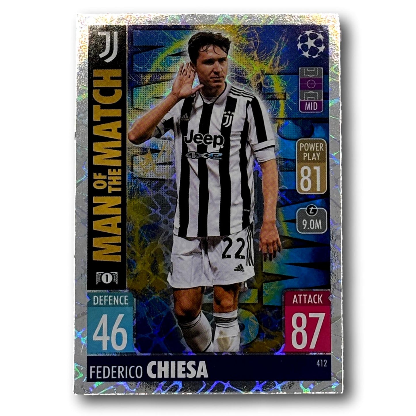 Topps Match Attax 2021/22 - Homme du match - Frederico Chiesa