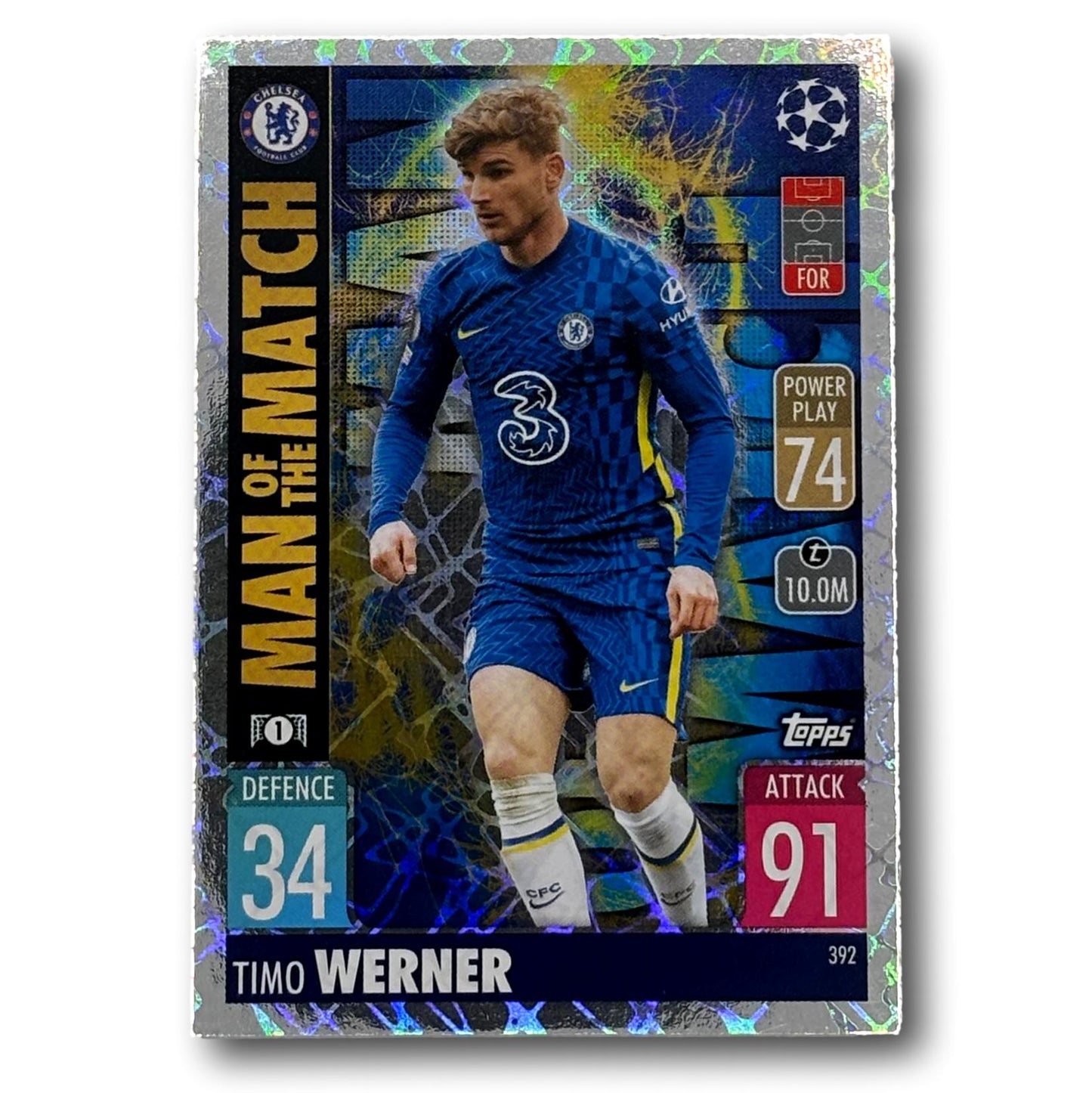 Topps Match Attax 2021/22 - Man of the Match - Timo Werner