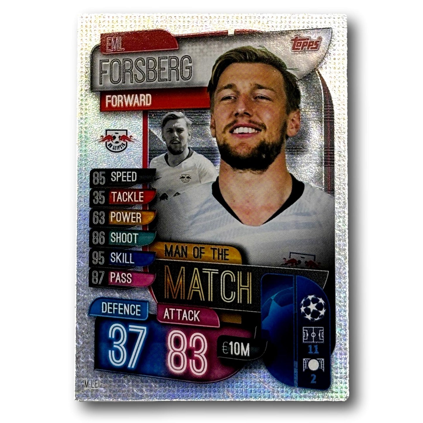 Topps Match Attax 2019/20 - Man of the Match / Forward - Emil Forsberg