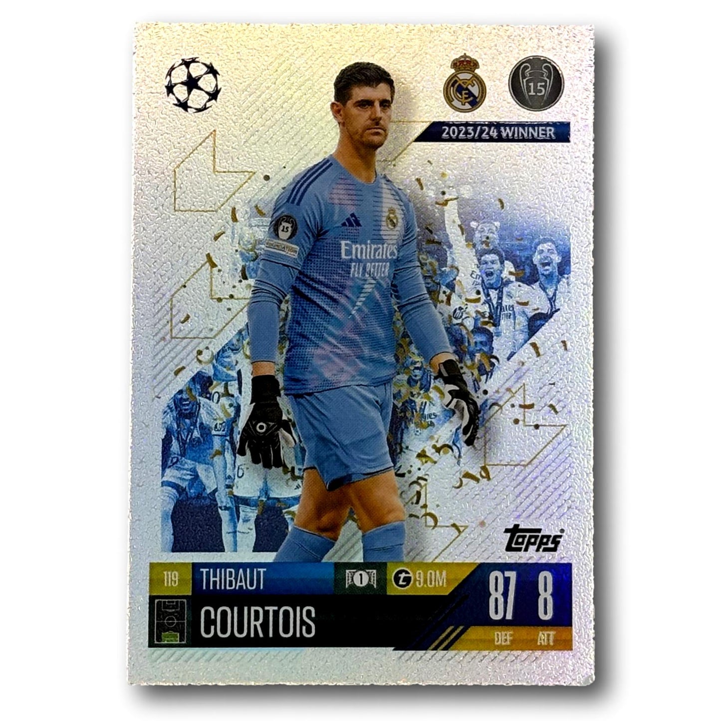 Topps Match Attax 2024/25 - 2023/24 Winner - Thibaut Courtois