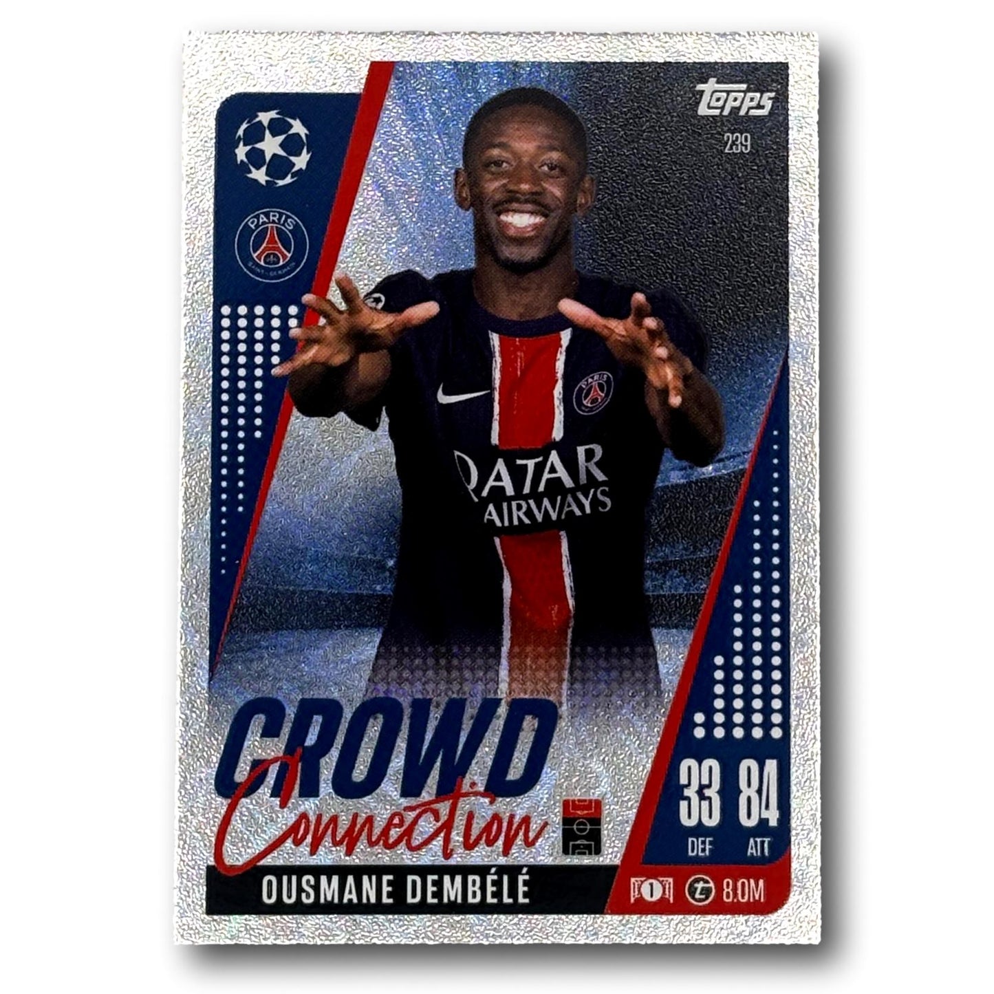 Topps Match Attax 2024/25 - Crowd Connection - Ousmane Dembélé