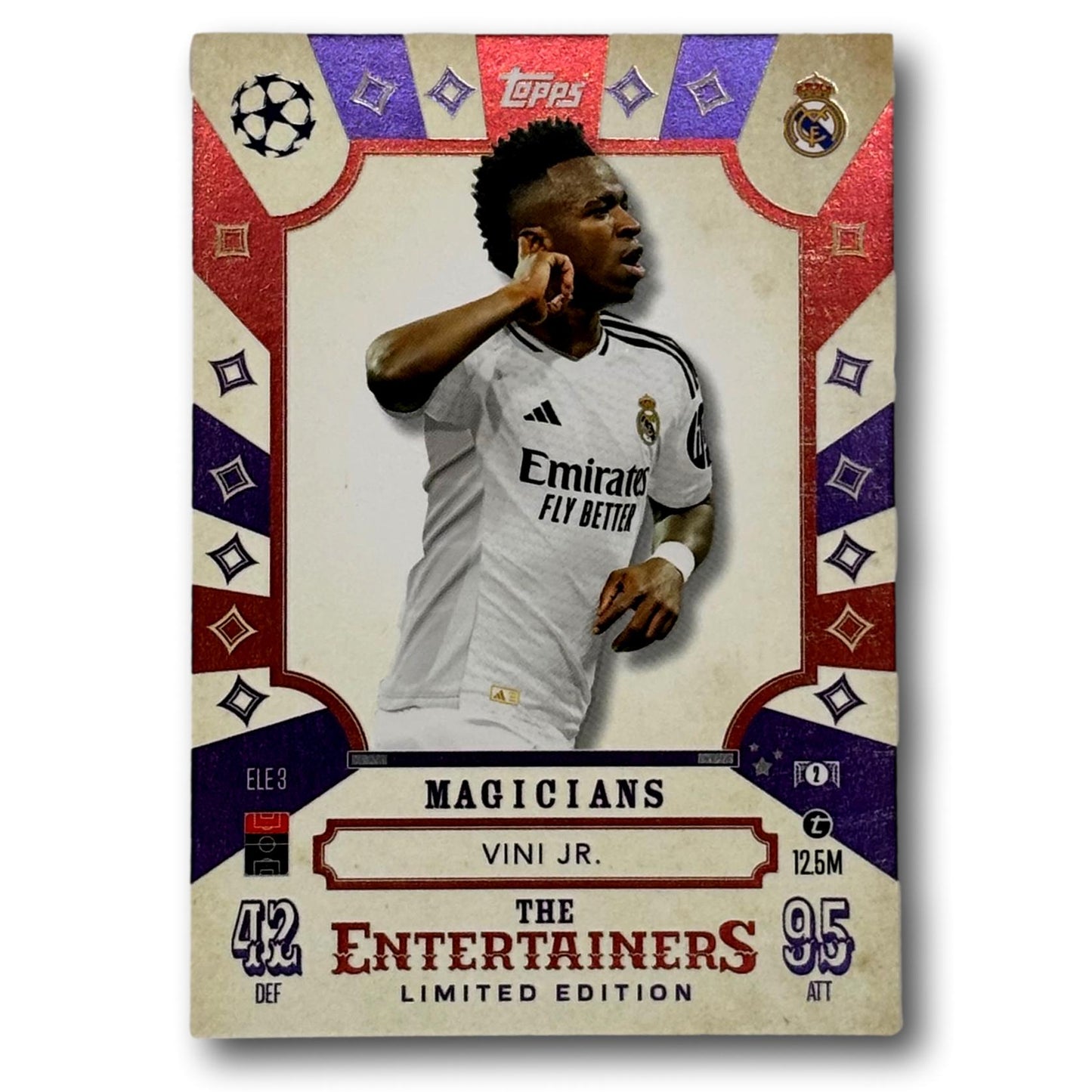 Match Attax 2024/25 - The Entertainers Magicians - Vini Jr.