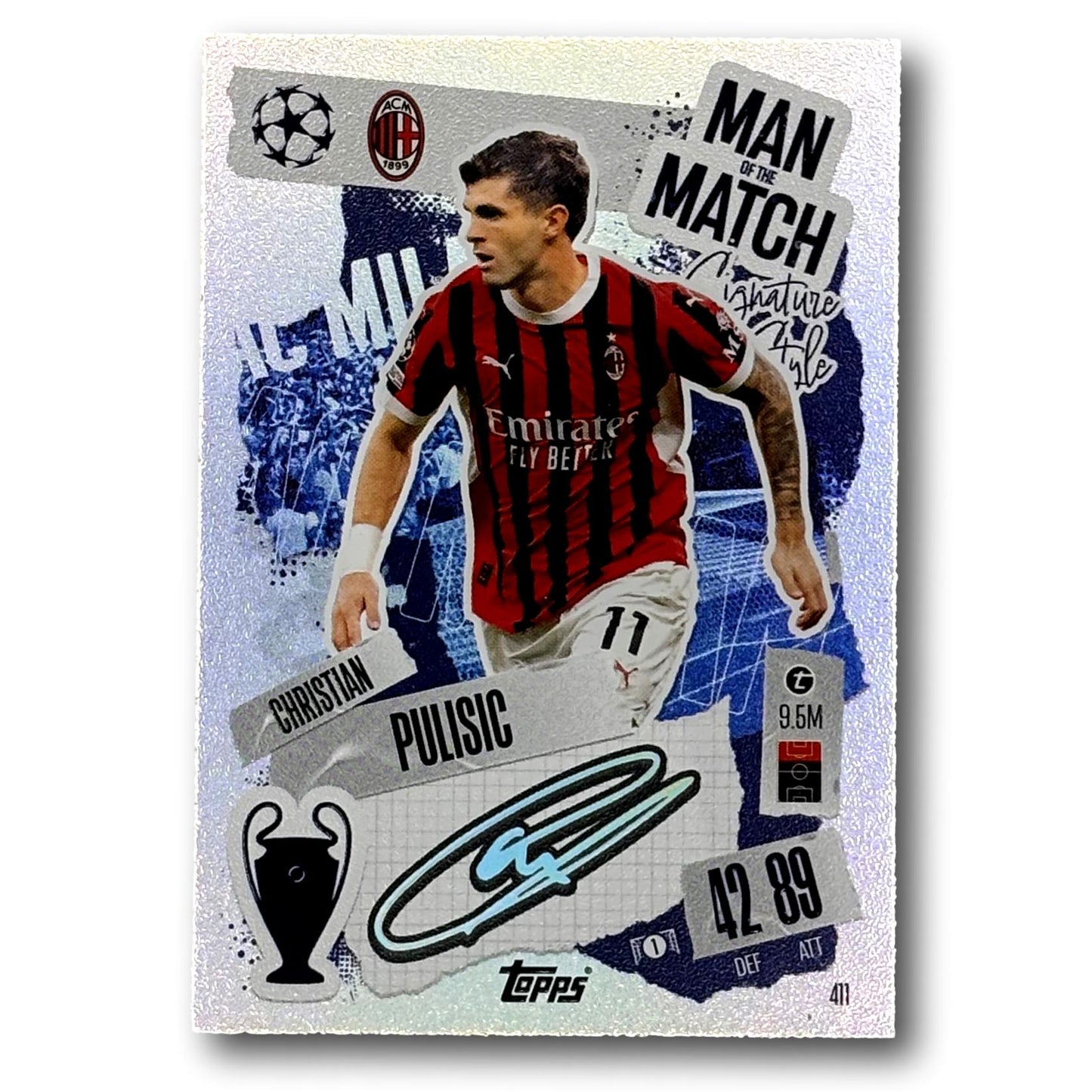 Topps Match Attax 2024/25 - Man of the Match / Signature Style - Christian Pulisic