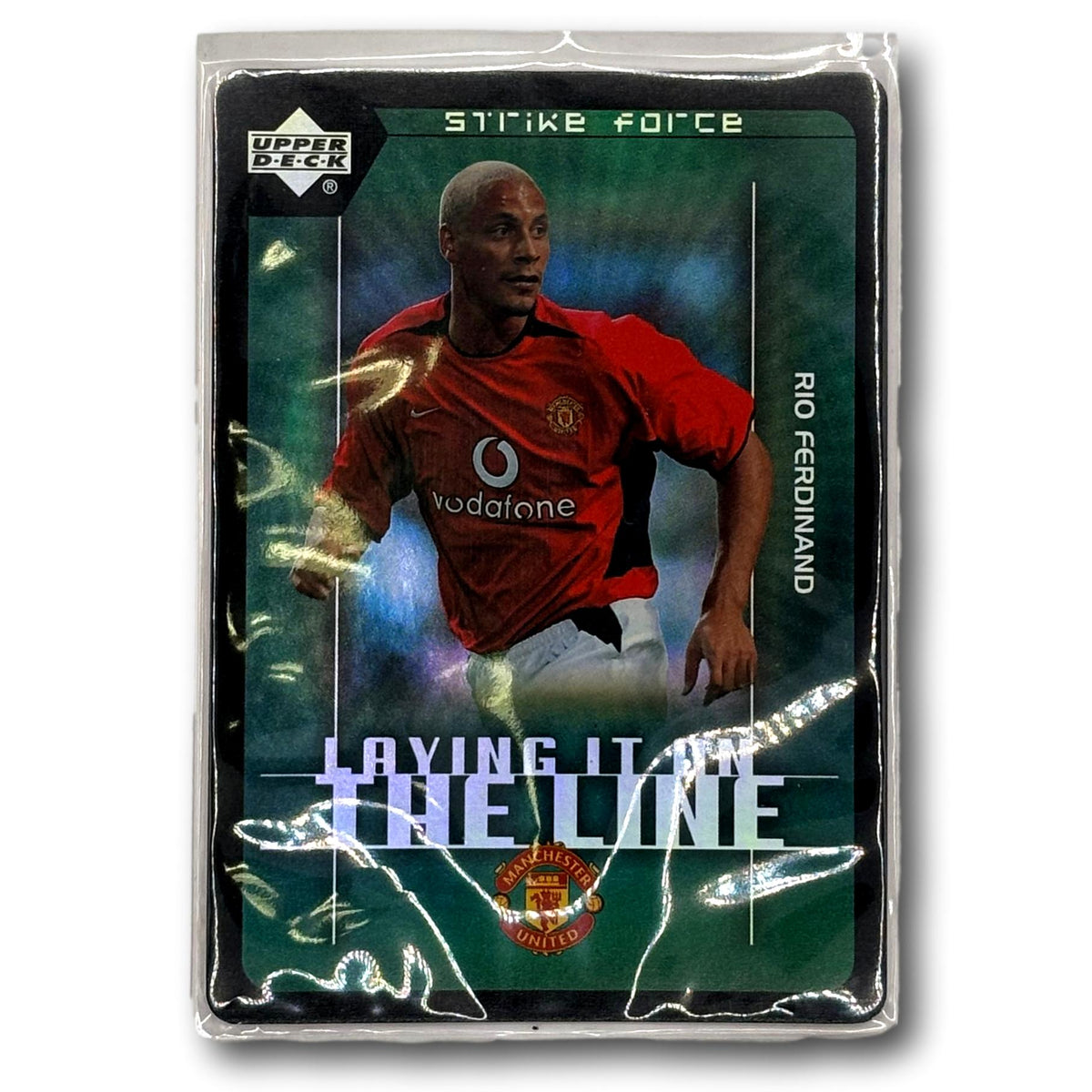 Upper Deck 2003 - Strike Force - Laying it on the line - Manchester United - Rio Ferdinand