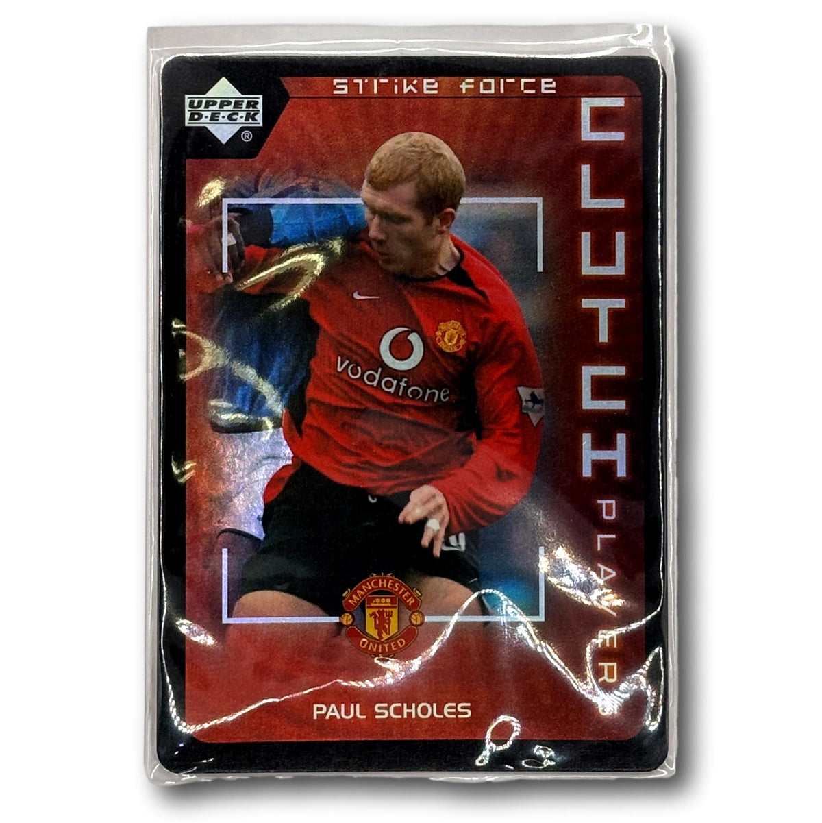 Upper Deck 2003 - Strike Force - Clutch Players - Manchester United - Paul Scholes