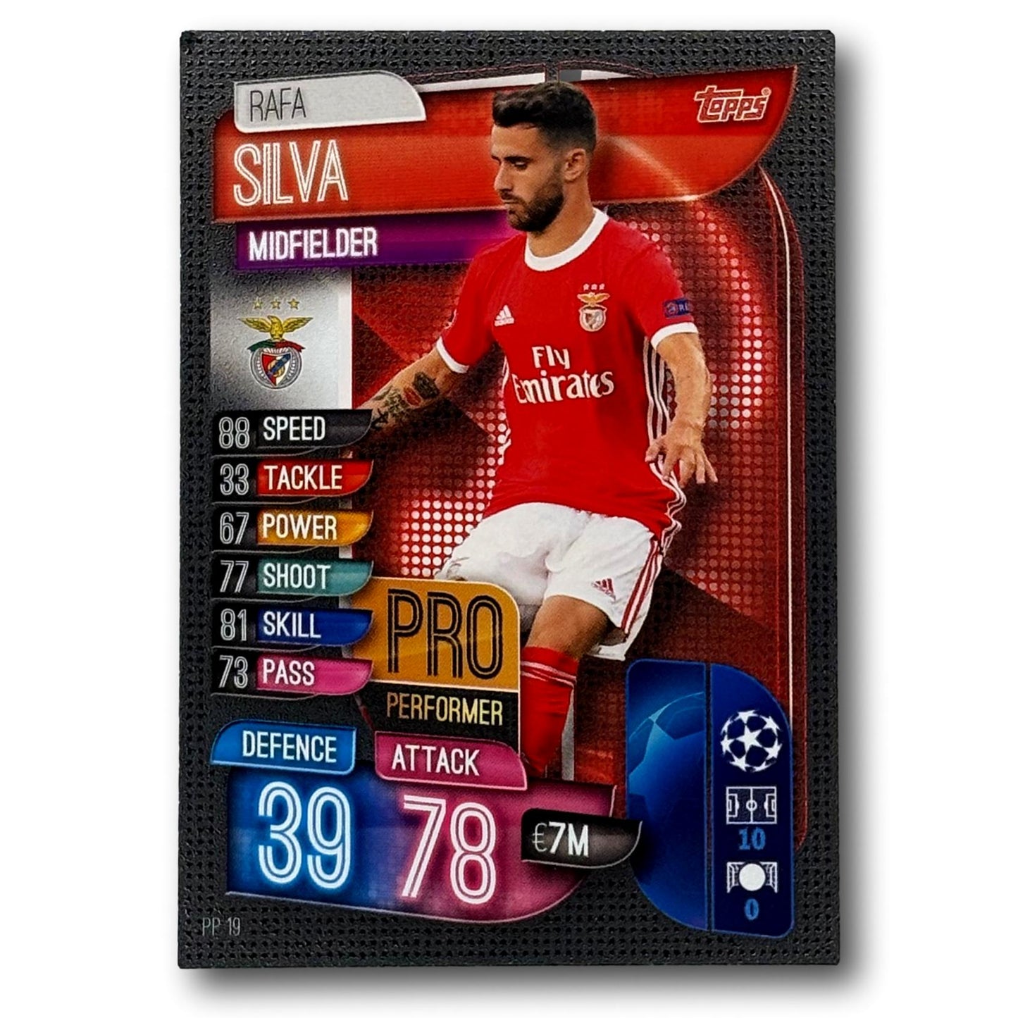 Topps Match Attax 2019/20 - Joueur professionnel / Milieu de terrain - Rafa Silva