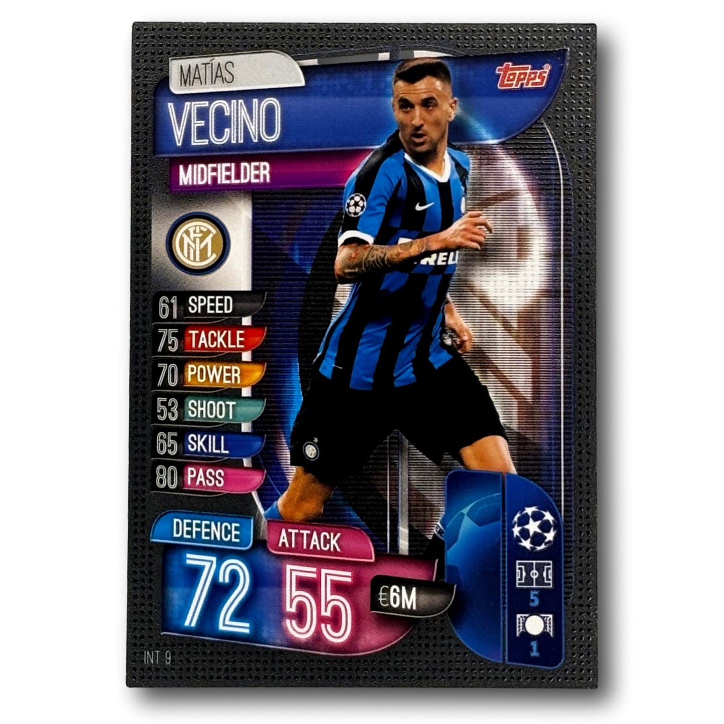 Topps Match Attax 2019/20 - Milieu de terrain - Matías Vecino