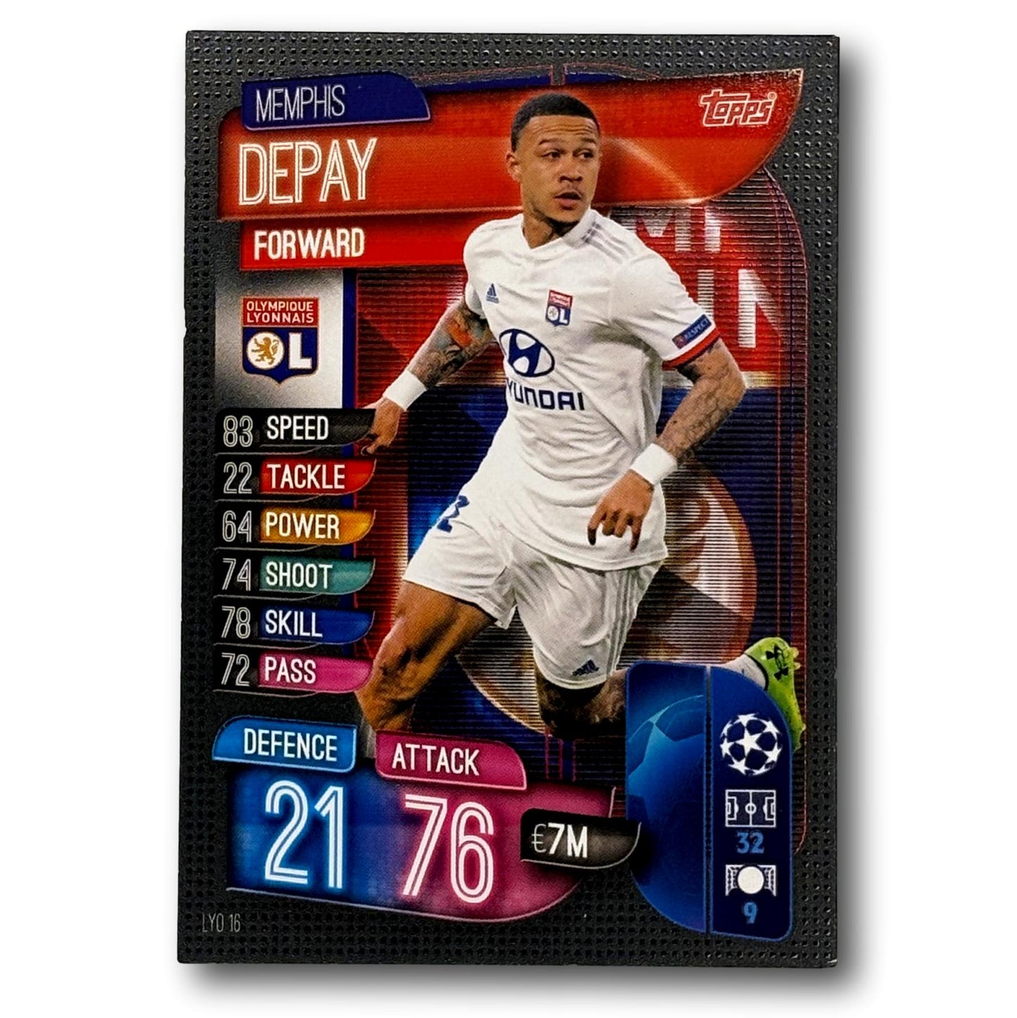 Topps Match Attax 2019/20 - Forward - Memphis Depay