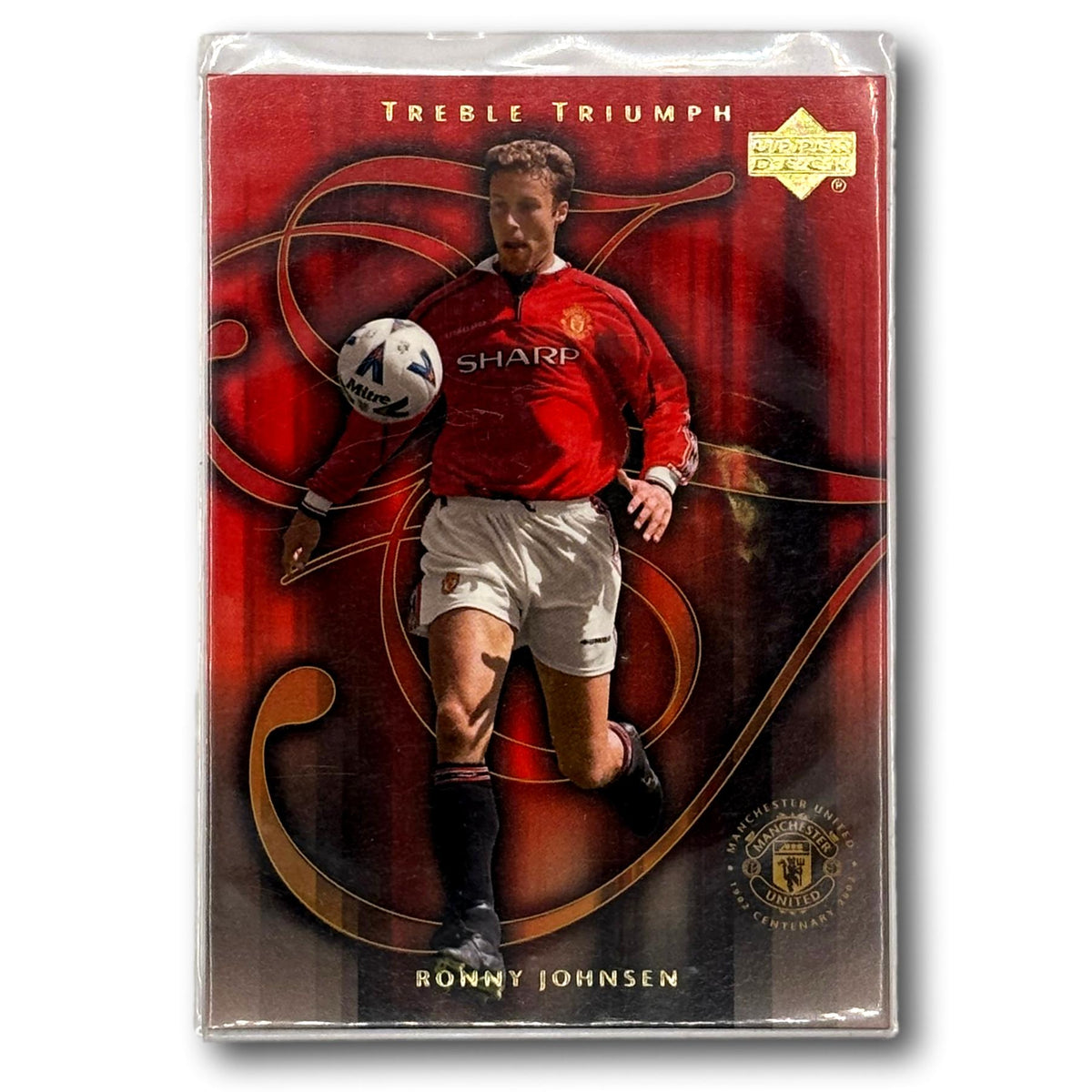 Upper Deck 2002 - Treble Triumph - Manchester United - Ronny Johnsen