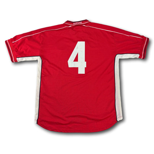 Switzerland - 1999-2000 - Matchworn - Home - XL - Puma - #4 - signed