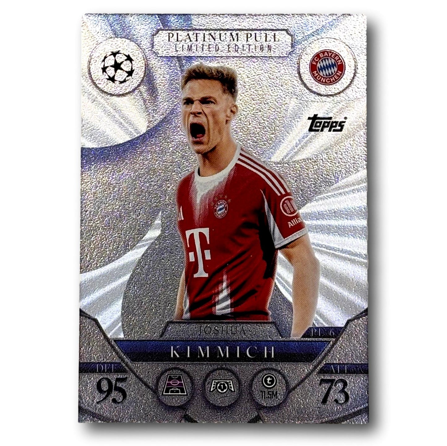 Topps Match Attax 2025/26 - Édition limitée Platinum Pull - Mac Allister