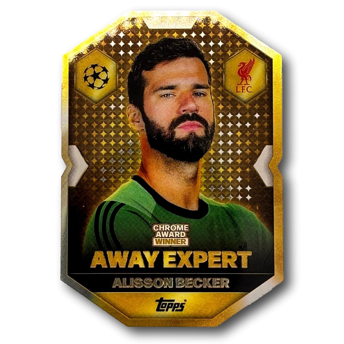 Topps Match Attax 2025/26 - Chrome Award Winner - Away Expert - Alisson Becker
