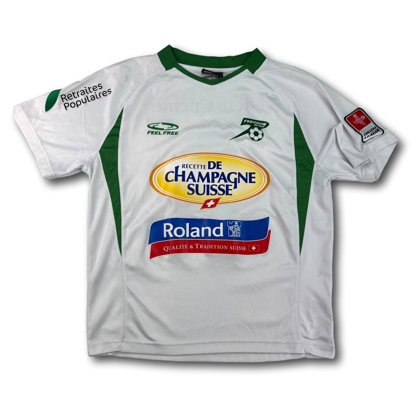 Yverdon Sport FC - 2007-08 - Matchworn - Home - L - Feel Free - #5