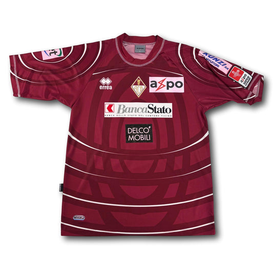 AC Bellinzona - 2010-11 - Matchworn - Home - L - Errea - Feltscher #21