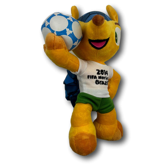 FIFA Welmeisterschaft Brasilien 2014 - Fuleco - Plüschtier mit Ball