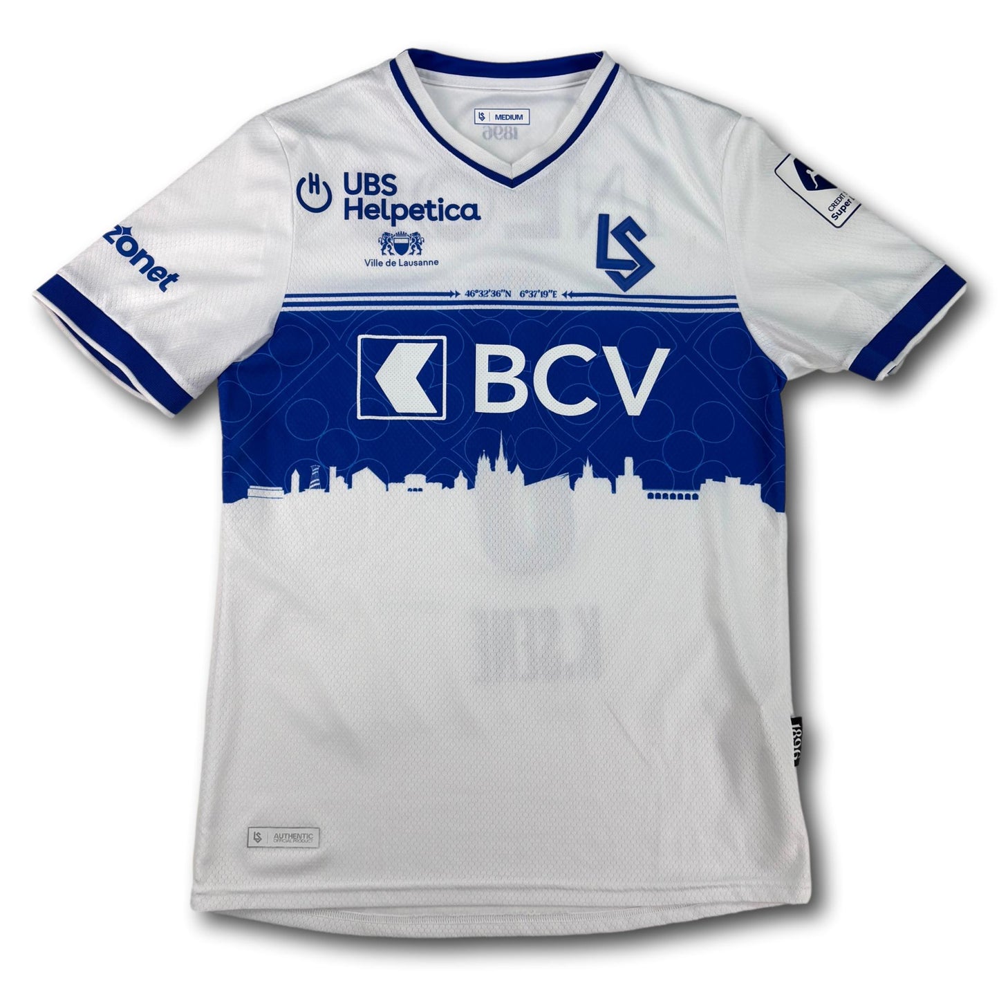 FC Lausanne-Sport - 2024-25 - Matchworn - Domicile - M - Le Coq Sportif - K. Sene #9