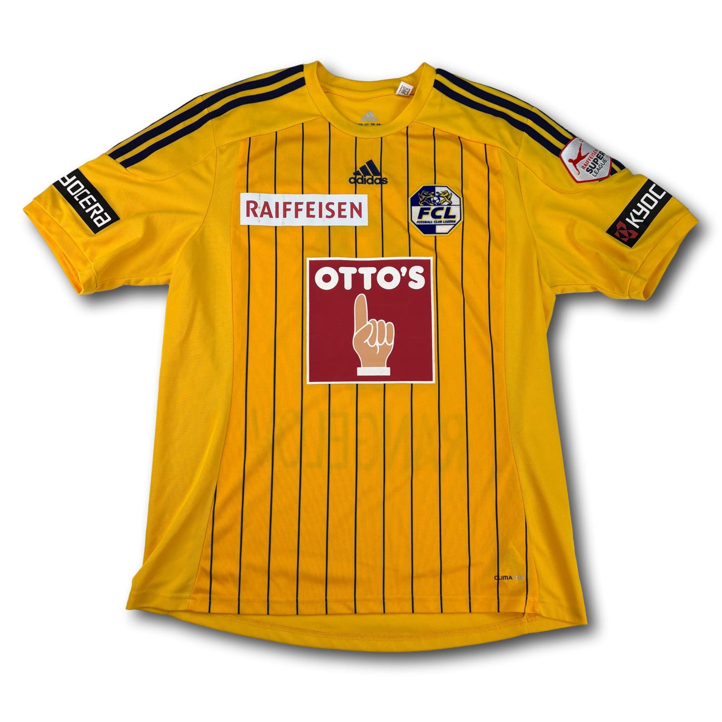 FC Luzern - 2013-14 - Matchworn - Auswärts - L - adidas - Rangelov #9