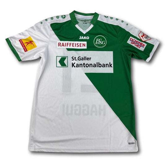 FC St. Gallen - 2016-17 - Matchworn - Heim - XL - Jako - Haggui #21