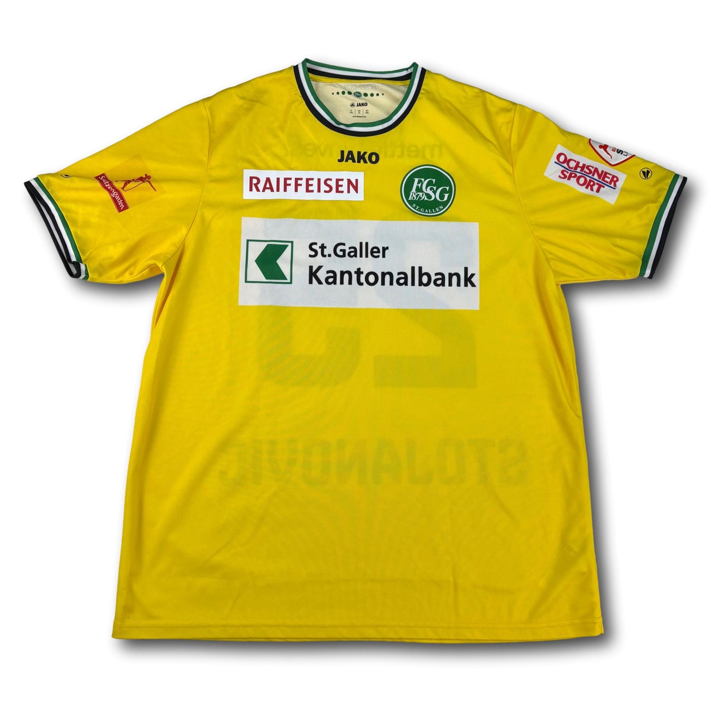 FC St. Gallen - 2016-17 - Matchworn - Torhüter - XXL - Jako - Stojanovic #25