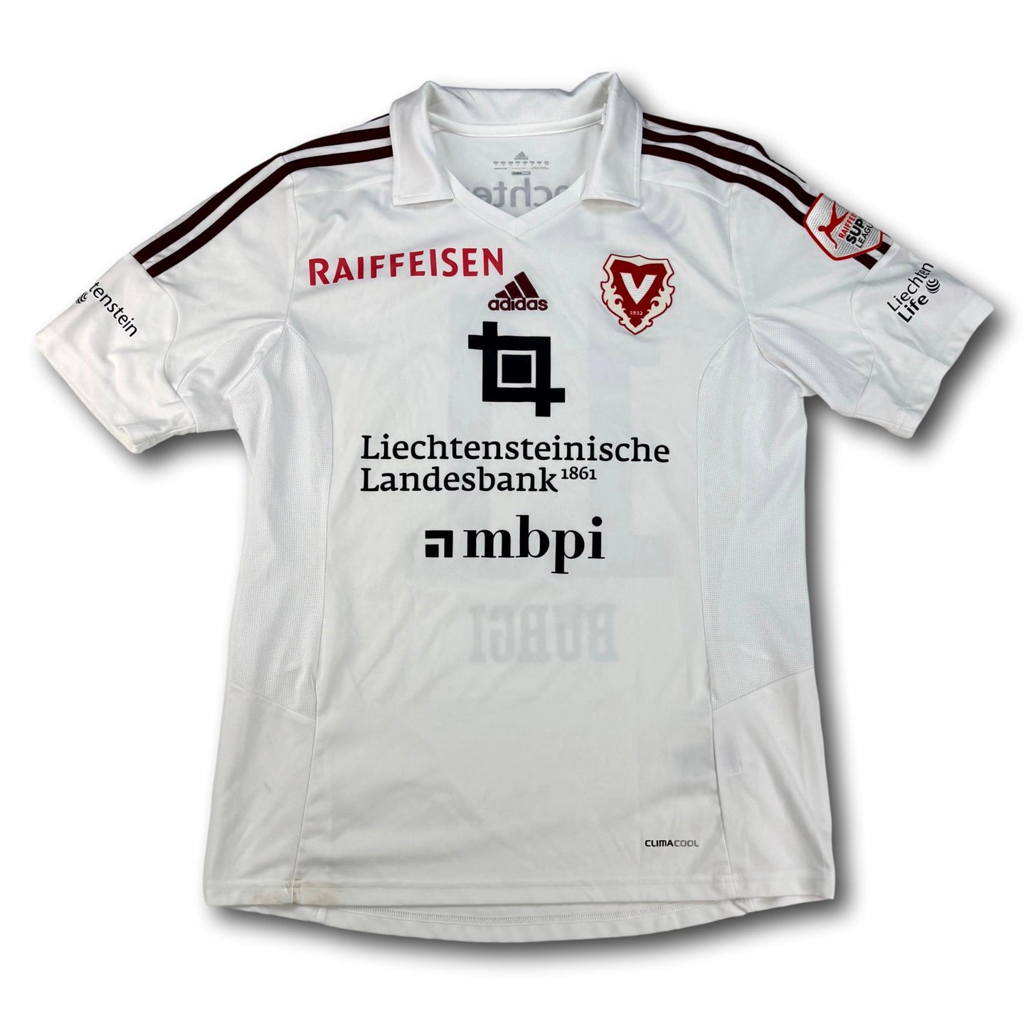 FC Vaduz - 2015-16 - Matchworn - Away - M - adidas - Burgi #11