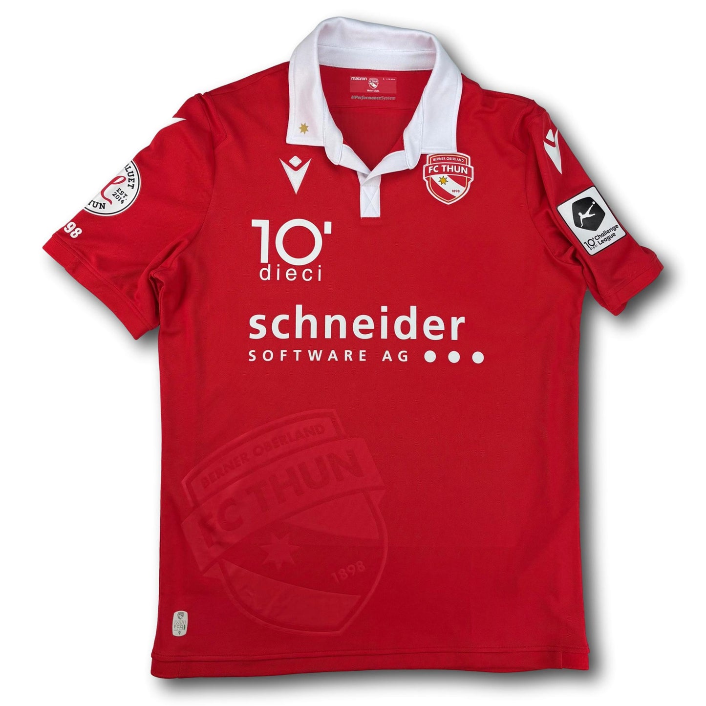 FC Thoune - 2022-23 - Matchworn - Domicile - L - Macron - Loosli #26
