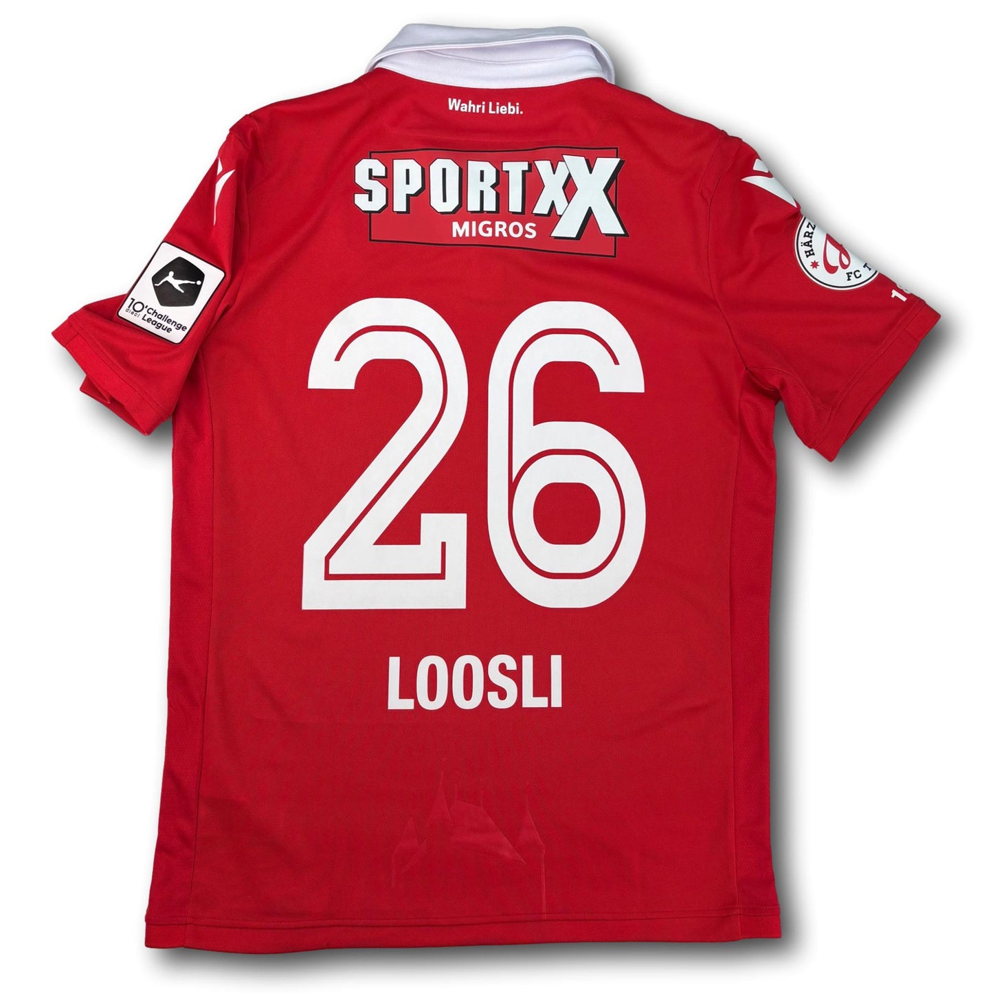FC Thoune - 2022-23 - Matchworn - Domicile - L - Macron - Loosli #26
