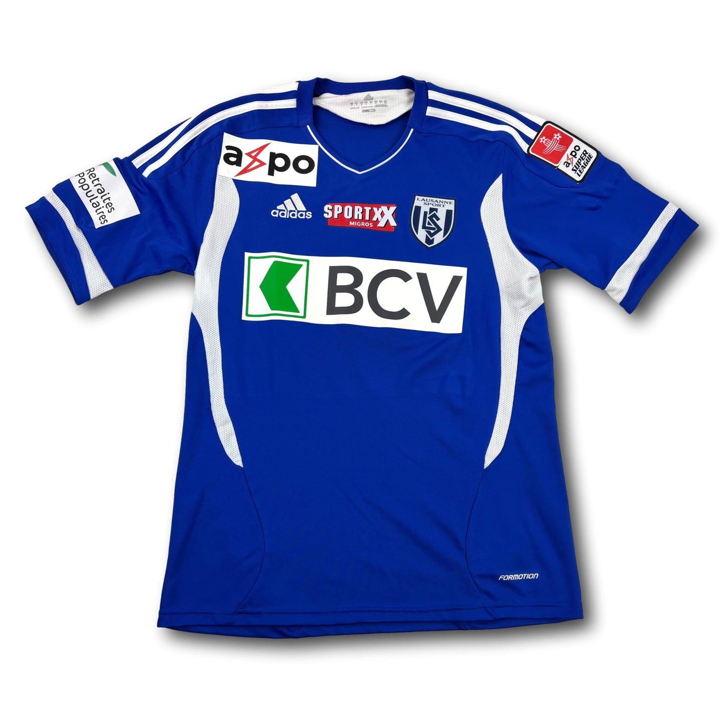 FC Lausanne - Sport - 2011-12 - Maillot porté en match - Domicile - M - adidas - N. Costa n° 27
