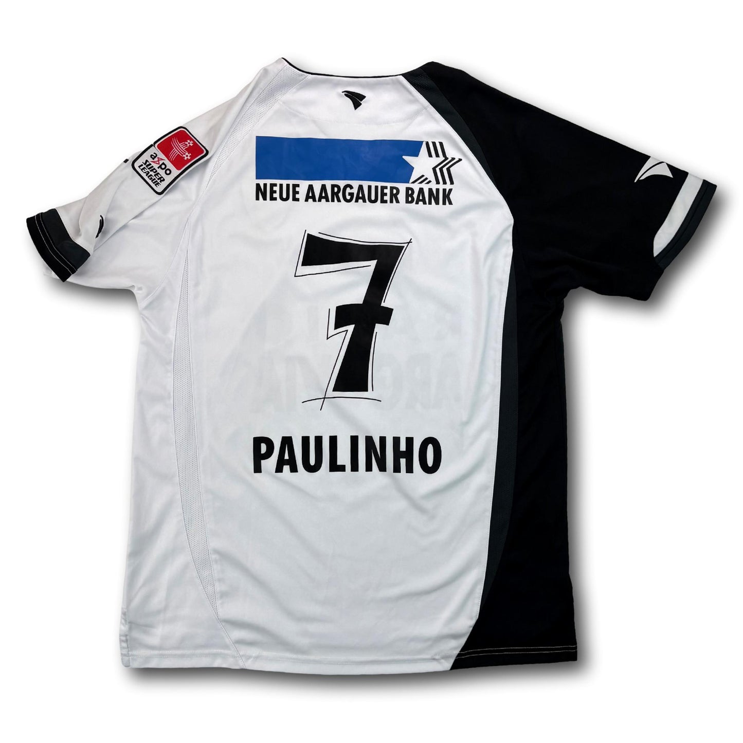 FC Aarau - 2007-08 - Matchworn - Heim - M / L - Jako - Paulinho #7