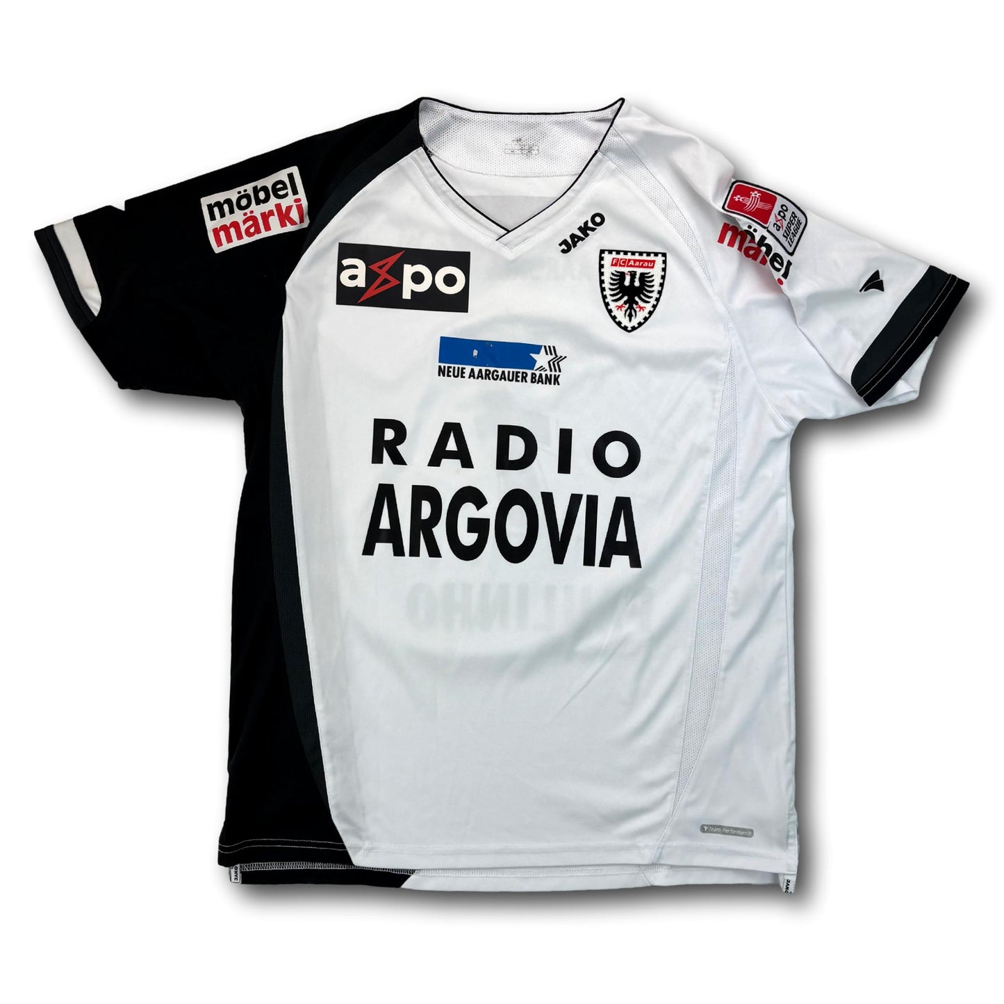 FC Aarau - 2007-08 - Matchworn - Heim - M / L - Jako - Paulinho #7