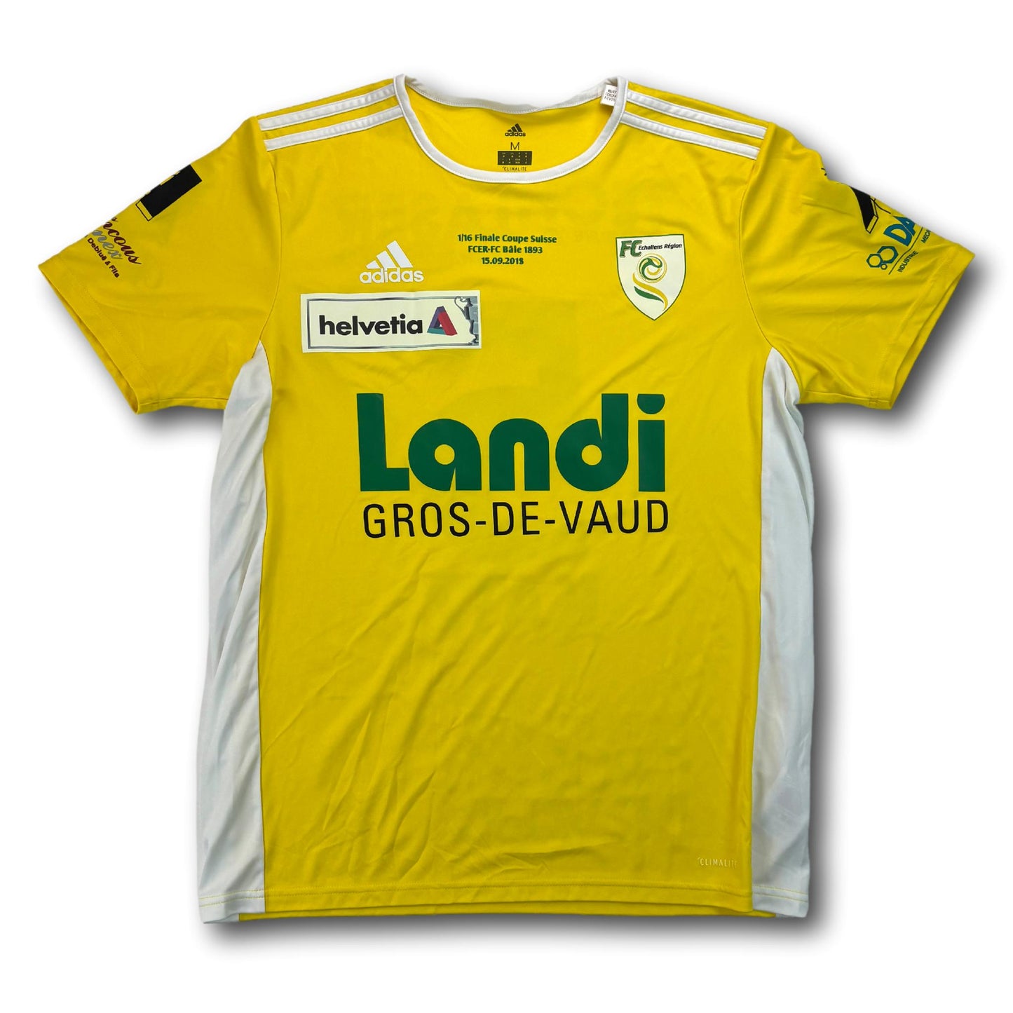 FC Echallens Région - 2018-19 - Matchworn - Heim - M - adidas - Katz #5
