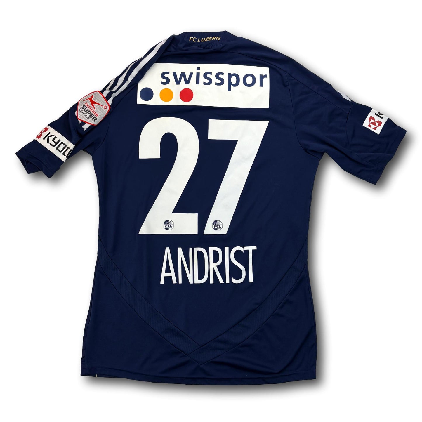 FC Luzern - 2011-12 - Matchworn - Heim - M - adidas - Andrist #27