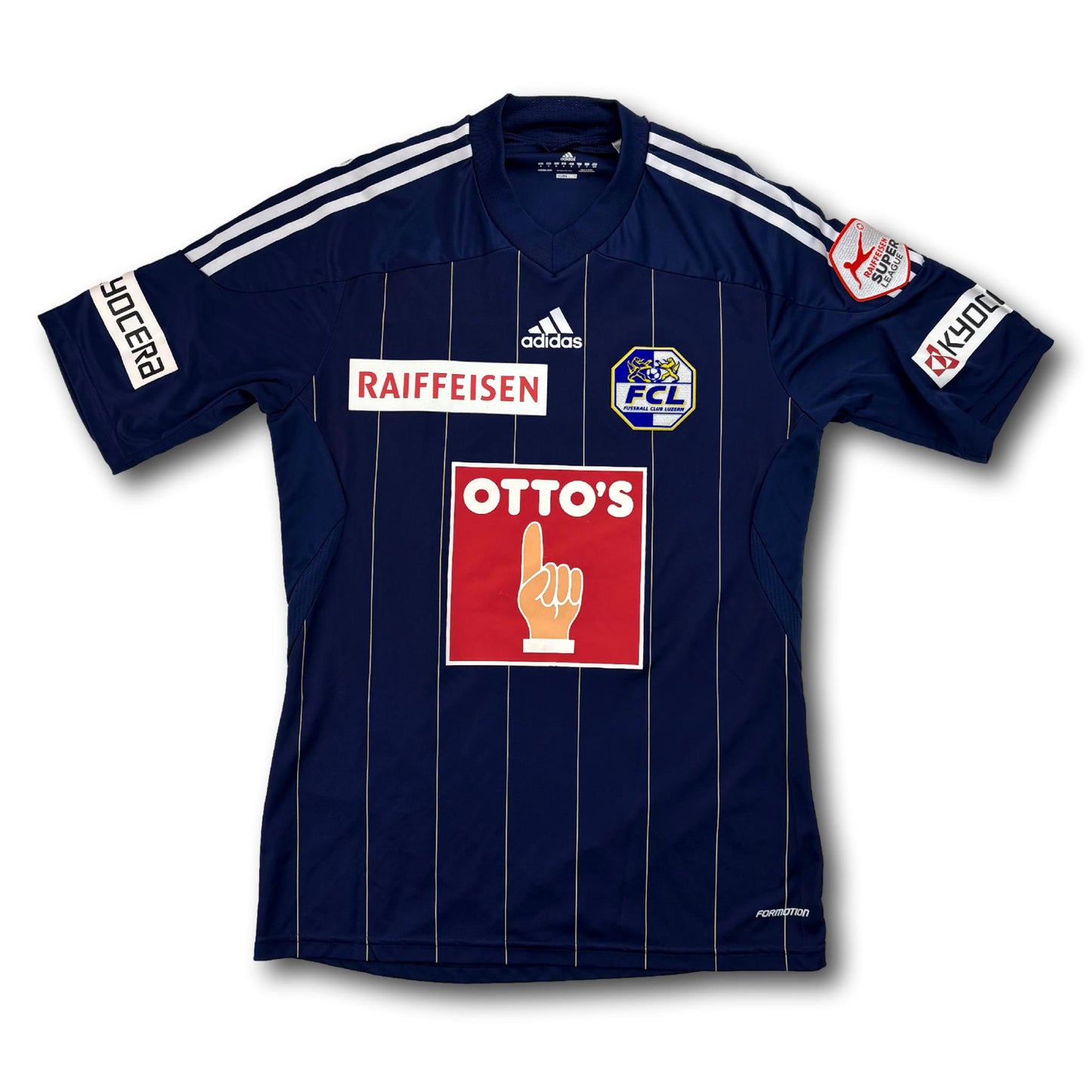 FC Luzern - 2011-12 - Matchworn - Heim - M - adidas - Andrist #27