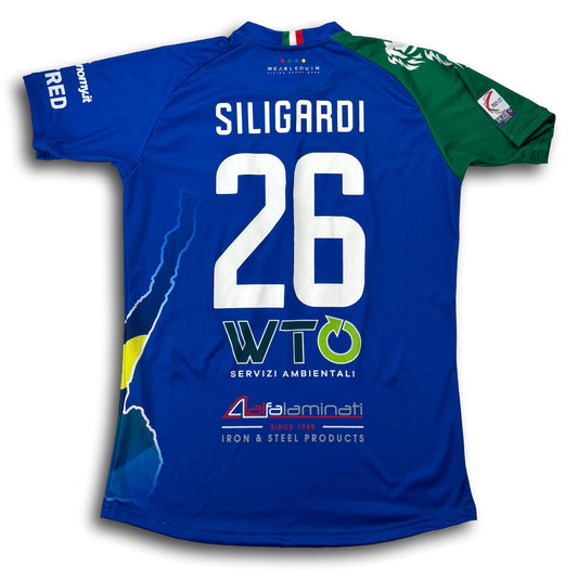 FeralpiSalò Calcio - 2021-22 - Matchworn - Heim - XXL - Unicom - Siligardi #26