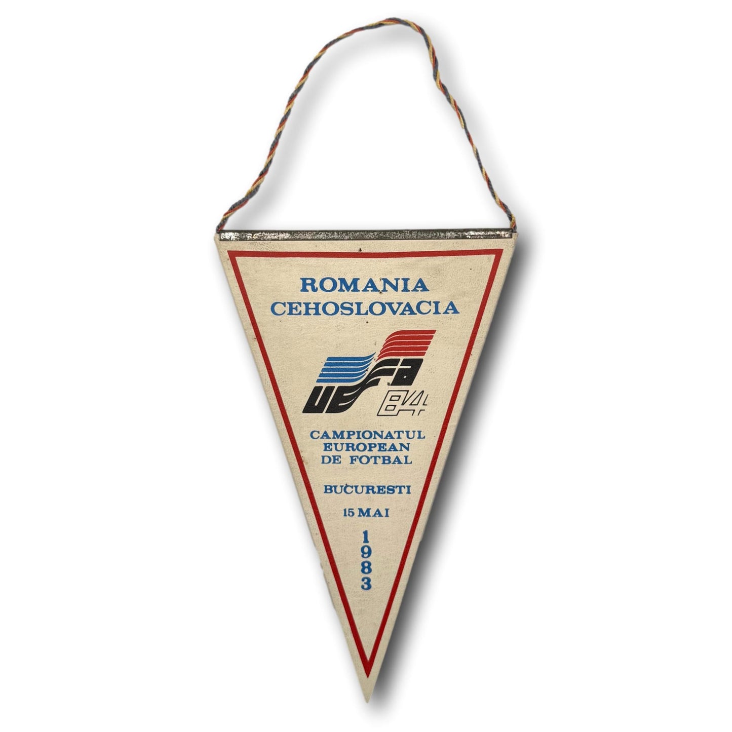 UEFA European Championship Qualification - Romania vs. Czechoslovakia - 1983 - Pennant