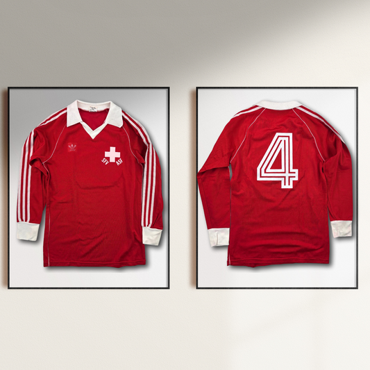 Switzerland - 1986 - Matchworn - Vintage - Home - M - adidas - #4