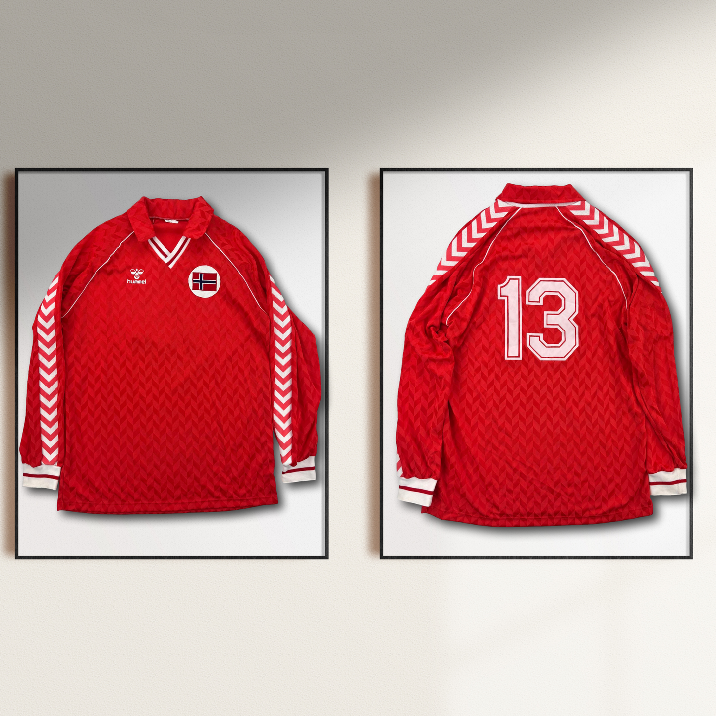 Norwegen - 1986 - Matchworn - Heim - XL - Hummel - #13