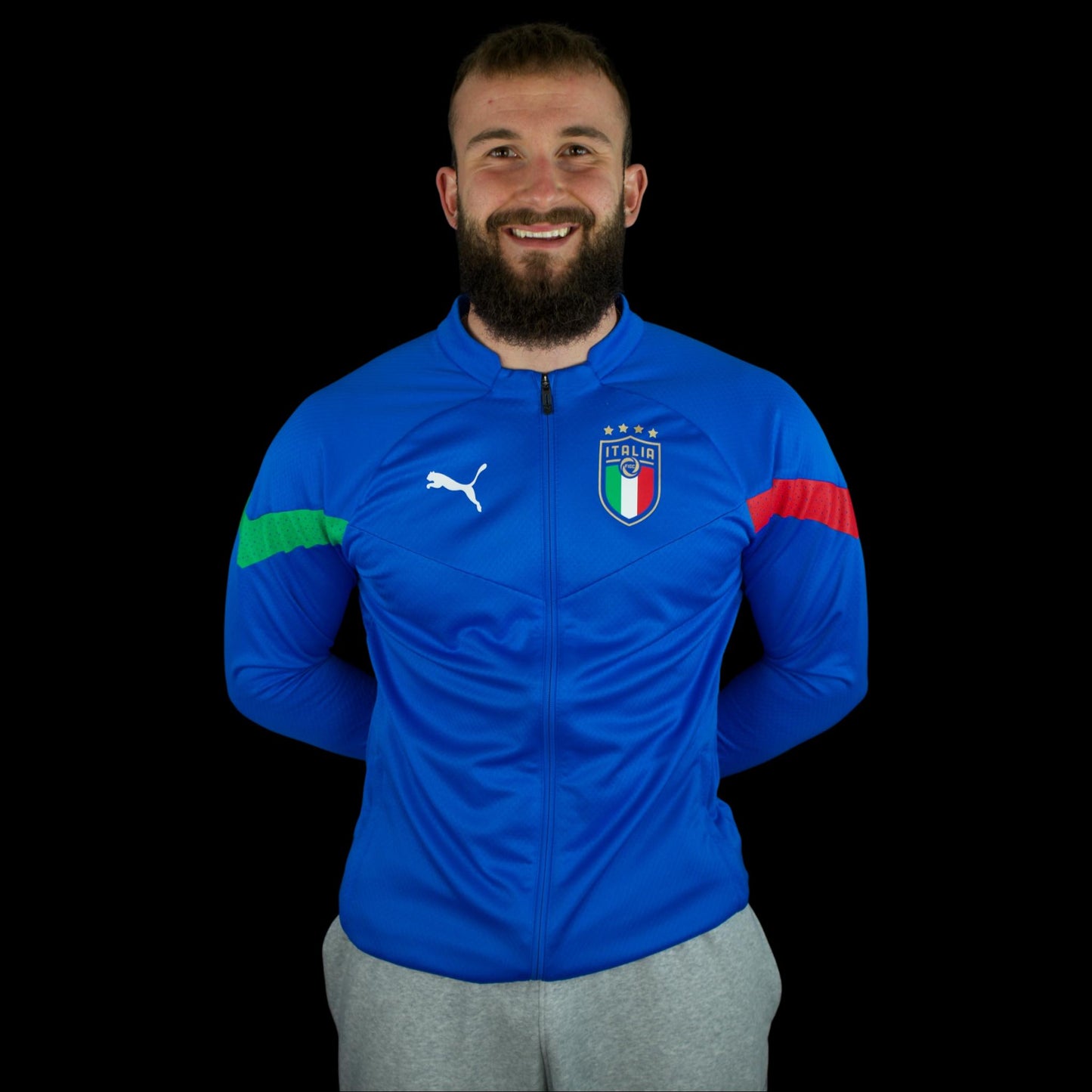 Italy - football jacket - training - L - Puma