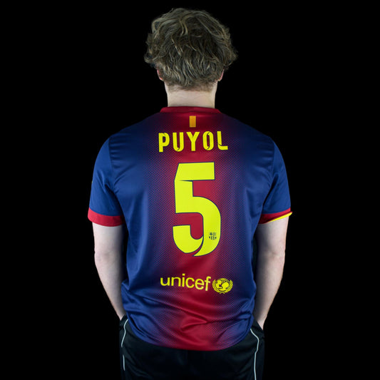 FC Barcelona - 2012-13 - Heim - L - Nike - Puyol #5