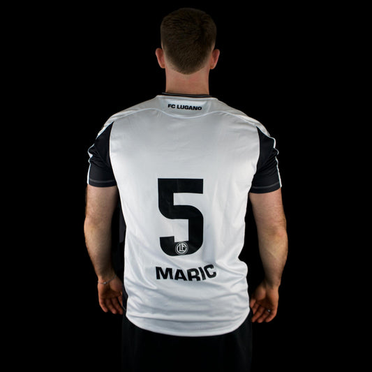 FC Lugano - 2021-22 - Maillot porté en match - Troisième - XL - Acerbis - Maric #5