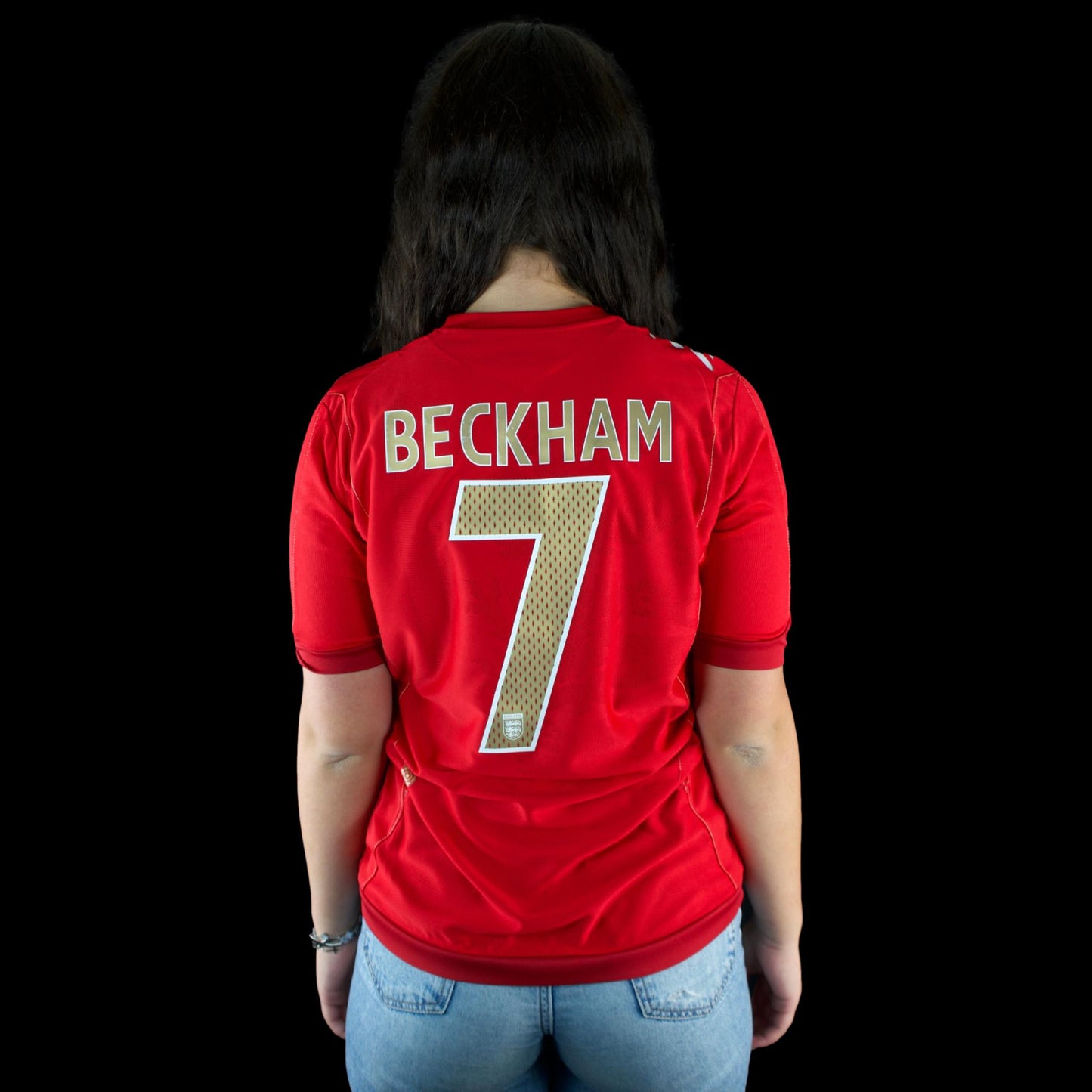 Angleterre - 2006-08 - Extérieur - S - Umbro - Beckham #7