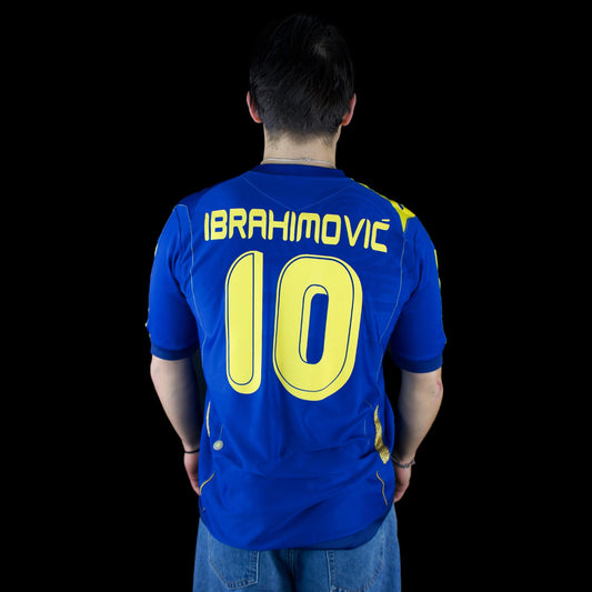 Suède - 2006-08 - Extérieur - M - Umbro - Ibrahimovic #10