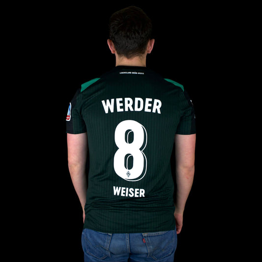 Werder Brême - 2021-22 - Maillot porté en match - Troisième - L - Umbro - Weiser #8