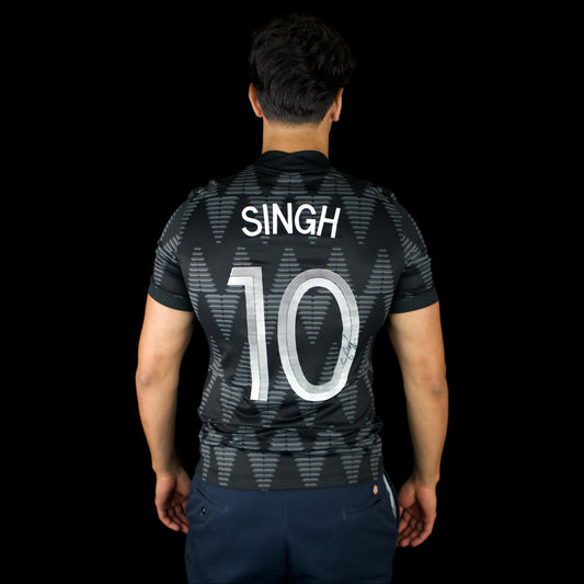 New Zealand - 2020-21 - Matchworn - Away - M - Nike - Singh #10 - signed