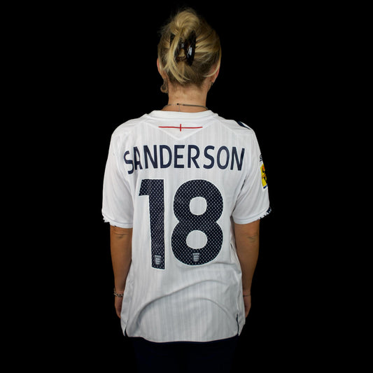 England - 2007-08 - Matchworn - Heim - S - Umbro - Sanderson #18