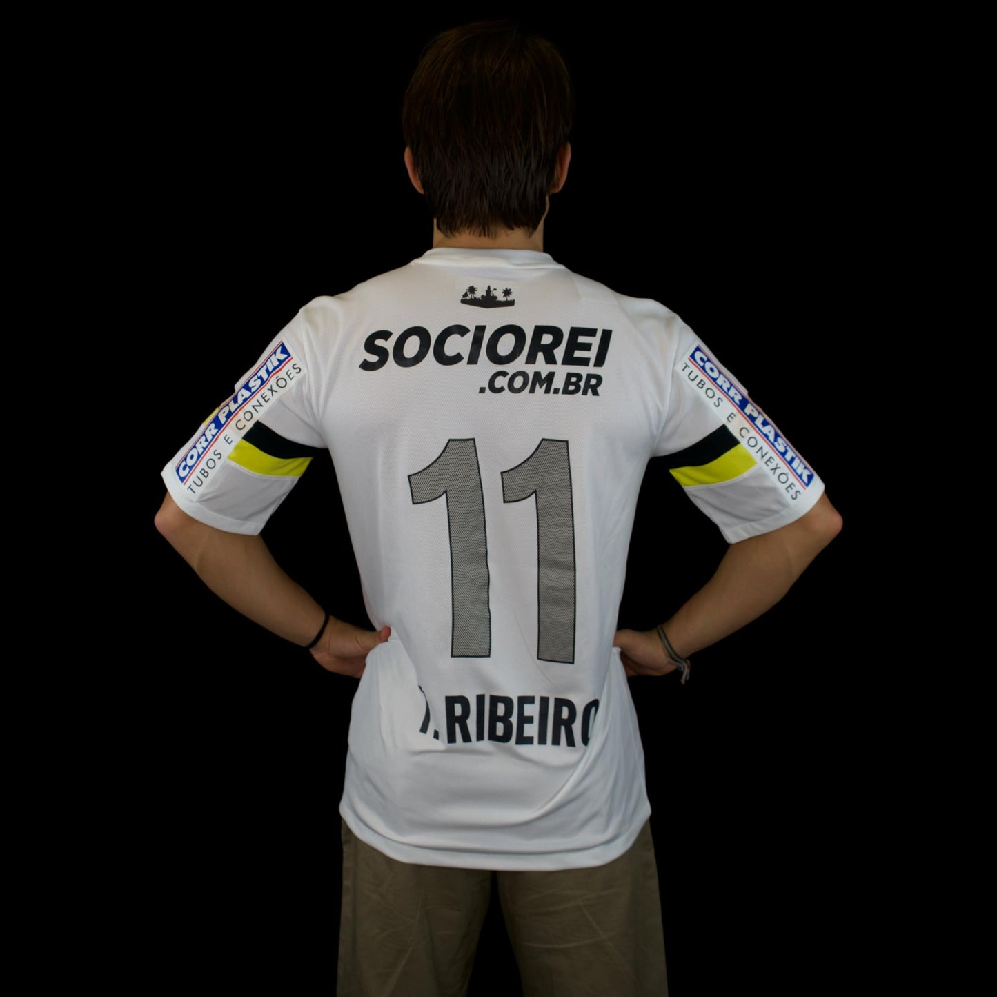 Santos FC - 2013-14 - Home - M - Nike - T. Ribeiro #11