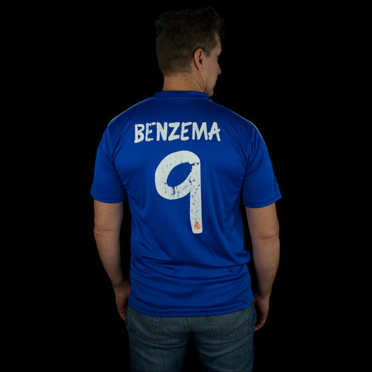 Real Madrid - 2013-14 - Extérieur - L - adidas - Benzema #9