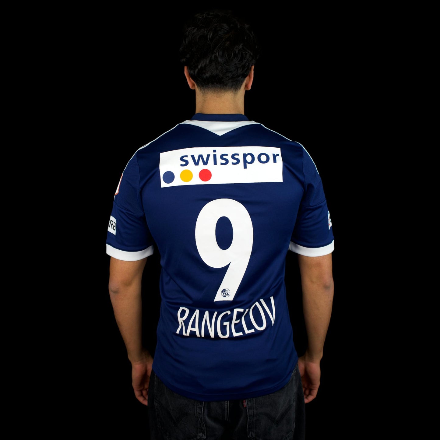 FC Luzern - 2013-14 - Matchworn - Home - L - adidas - Rangelov #9