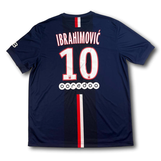 Paris Saint-Germain - 2014-15 - Heim - XL - Nike - Ibrahimovic #10